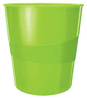 LEITZ Papierkorb WOW 15 Liter 52781054 grün