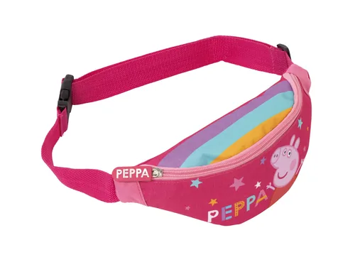 Arditex Bauchtasche Peppa Pig 27 x 11 x 6.5 cm - Zielgruppe: Kinder - Nachhaltigkeit: Nicht angegeben - Volumen: 1.1 l - Trinkflaschenhalter: Nein - Sportart: Lifestyle - Farbe: Hellrosa - Rosa