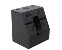 Ergonomic Solutions SpacePole Kiosk SPK110-02 accessoire de système de paiement en point de vente Module central Noir Métal 75 x 75 mm 100 x 100 mm