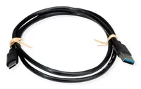 ROLINE RM USB 3.2 Gen 1 Kabel, A-C, ST/ST, schwarz, 0,5 m