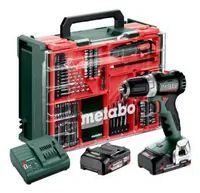 Metabo Akku-Bohrschrauber BS 18 L BL 2 x 2.0 Ah - Produktkategorie: Bohrschrauber - Werkzeugaufnahme: Schnellspannbohrfutter - Ausstattung: Mit 2 Akkus und 1 Ladegerät - Set: Ja - Kapazität Wattstunden: 36 Wh - Spannung: 18 V