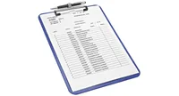 Wedo 576603 clipboard A4 Polystyrene Blue
