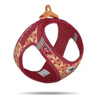 curli Geschirr Vest Air-Mesh LE26 3XS Semi Circle Rot - Hundegrösse: 3XS - Produkttyp: Geschirr - Tierart: Hund - Detailfarbe: Orange - Rot