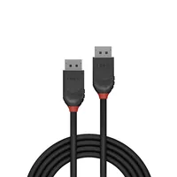 LINDY Black Line Video Cable -  DP 1.2 -  DP-DP M-M -  1m -  black