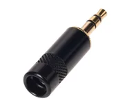 Bemero Stecker BC3001BK-M 3.5 mm Stereo Klinkenstecker schwarz - Audio Steckertyp: Klinke 3.5 mm - male - Anwendungsbereich: Live/Bühne - Installation - Studio