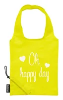 Kolma Shopping bag RPET “Oh happy day” yellow