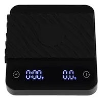 FURBER Kaffeewaage Quadro 2 Schwarz - Bedienungsart: Touchscreen - Messschritte: 0.1 g - Tara-Zuwiegefunktion: Ja - Detailfarbe: Schwarz - Gewicht Max.: 2 kg - Material: Kunststoff