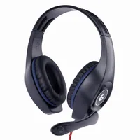gembird Gaming-Headset Lautstärkereg, blau-schwarz, 3,5 mm