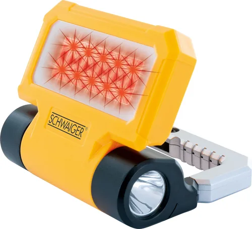 Schwaiger LED Arbeitsleuchte mit Taschenlampe 300Lm sch.gel
