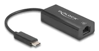 DELOCK USB 2.0 Type-C Adapter zu 10100 Mbps LAN