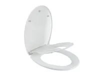 COCON Toilettensitz mit Kindersitzeinlage Weiss - Breite: 37.1 cm - Länge: 44.4 cm - Detailfarbe: Weiss