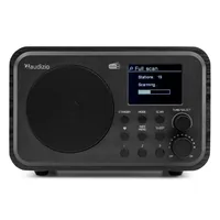 Audizio DAB+ Radio Milan Schwarz - Radio Tuner: FM - DAB+ - Stromversorgung: Akkubetrieb - Detailfarbe: Schwarz - Ausstattung: Sleep-Timer - Display - Senderspeicher - Typ: Tischradio