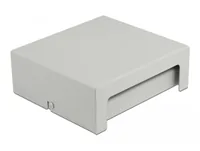 Delock Gehäuse Keystone Patchpanel 6 Port grau - Detailfarbe: Grau - Serie: Keine - E-Nr.: 0 - Schirmung: Ja - Schnittstellen: Keystone - Typ: Gehäuse