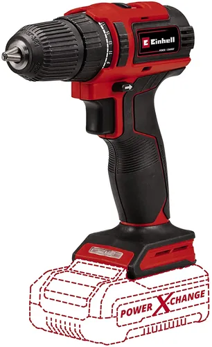 Einhell Akku-Bohrschrauber TE-CD 18/40 Li BL – Solo - Produktkategorie: Bohrschrauber - Werkzeugaufnahme: Schnellspannbohrfutter 13 mm - Ausstattung: Ohne Akku & Ladegerät - Set: Nein - Kapazität Wattstunden: 0 Wh - Akkusystem: Einhell Power X-Change