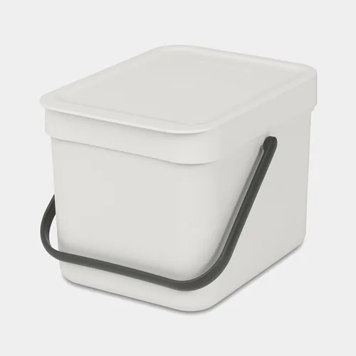 Brabantia Sort & Go Abfallbehäl. Light Grey 6 L