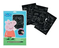 Undercover Fanartikel Kratzbild Set Peppa Pig - 
