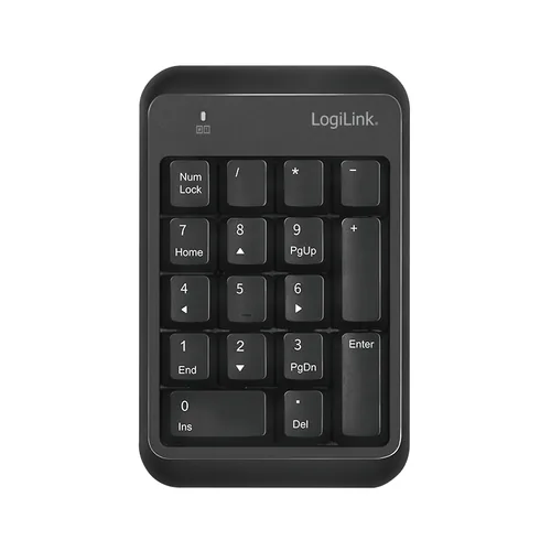 Logilink Keypad Bluetooth, mit 17 Tasten, V5.1, schwarz