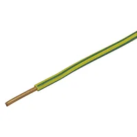 STEFFEN T-Draht 2.5 mm², 50 m Grüngelb - Länge: 50 m - Detailfarbe: Grüngelb - Anzahl Leiter: 1 - Kabelummantelung: PVC - Kabeltyp: T-Draht - Leiterquerschnitt: 2.5 mm²