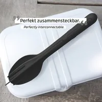 Silwy Besteck-Set Tricky - Produkttyp: Besteck-Set to go - Zertifikate: Keine Zertifizierung - Set: Ja - Farbe: Schwarz