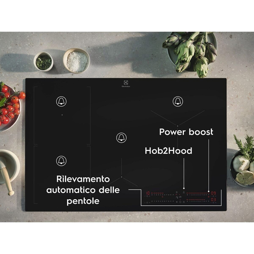 Electrolux Serie 700 EIS62453IZ Black Built-in 60 cm Zone induction hob 4 zone(s)