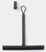 Brabantia Duschabzieher ReNew Schwarz - Wischbreite: 24 cm - Faltbar: Nein - Detailfarbe: Schwarz - Detailmaterial: Silikon - Kunststoff - Grundmaterial: Kunststoff - Aufhängevorrichtung: Ja
