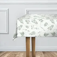 d-c-fix Tischdecke Meadowia 140 cm x 180 cm, Grün/Weiss - Material: Polypropylen (PP) - Produktart: Tischdecke - Motiv: Blätter - Detailfarbe: Grün - Weiss - Breite: 140 cm - Länge: 180 cm