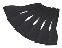 Kisag Raclette-Spachtel 6 Stück, Schwarz - Materialtyp: Kunststoff - Material: Kunststoff - Detailfarbe: Schwarz