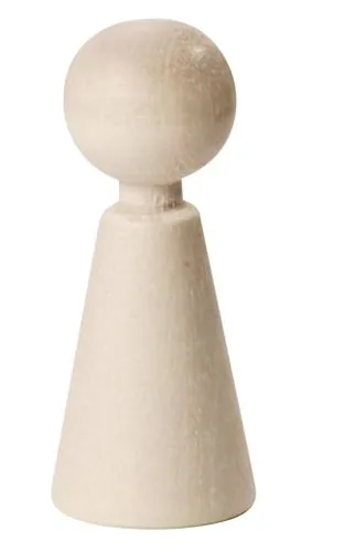 Knorr Prandell Holzkleinteile 3.7 cm Figurenkegel, 6 Stück - Breite: 3.7 cm - Höhe: 3.7 cm - Länge: 3.7 cm - Anzahl Stück: 6 Stück - Holzherkunft: Deutschland - Holzhandelsname: Buche (Fagus sylvatica)