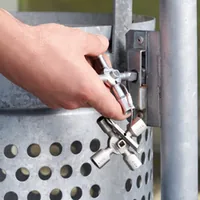 Knipex Schaltschrankschlüssel TwinKey - Set: Nein - Werkzeugtyp: Schaltschrankschlüssel - Grösse: Diverse