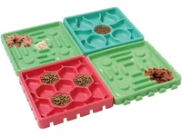 SwissPet Kombi-Napf Feed & Play, Combo-Set, 4er - Material: Silikon - Tierart: Hund - Produkttyp: Futternapf