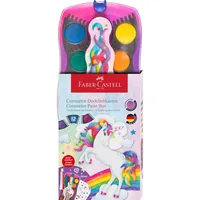 FABER-CASTELL Farbkasten Connector 125035 Einhorn 12 Farben