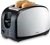 Trisa Crispy Toast 8 2 fetta/e 900 W Nero, Argento