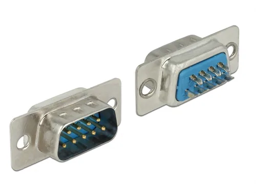 Delock Steckverbinder DB9 RS232 m - Kabeltyp: Adapter - Datenanschluss Seite A: RS-232 DB9 Stecker - Übertragungsart: Seriell - Datenanschluss Seite B: Lötpins - Winkelstecker: Nein