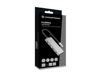 CONCEPTRONIC 4-1 Dock USB-C->3xUSB-C100WPD 25cm gr