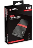 Emtec X200 128 GB USB Type-C 3.2 Gen 1 (3.1 Gen 1) Black, Red