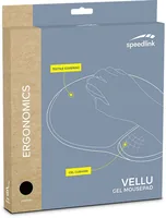 Speedlink Ergonomische Mausmatte Vellu Schwarz - Tiefe: 260 mm - Breite: 255 mm - Detailfarbe: Schwarz - Form: Oval - Höhe: 27 mm - Handgelenkauflage: Ja