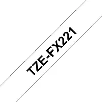 BROTHER P-Touch TZE-FX221 black on white 9mm