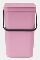Brabantia Recyclingbehälter Sort & Go 25 l, Rosa - Anzahl Behälter: 1 - Fassungsvermögen: 25 l