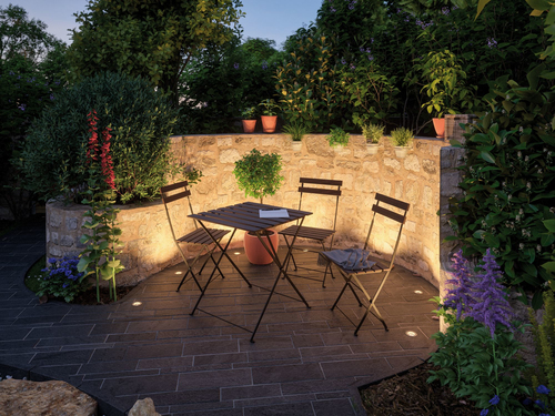 Paulmann Gartenspot Plug & Shine Floor Mini 3000 K - Leuchten Kategorie: Wegeleuchte - Dimmbar: dimmbar - Lichtfarbe: Warmweiss (WW) - Gesamtleistung: 2.5 W - Zusätzliche Ausstattung: Keine - Leuchtenfarbe: Silber