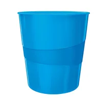 LEITZ Papierkorb WOW 15 Liter 52781036 blau