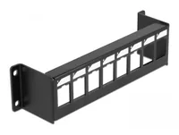 Keystone Halterung 8 Port Panel Aufbau