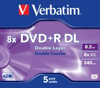 Verbatim 43541 DVD-Rohling 8,5 GB DVD+R DL 5 Stück(e)
