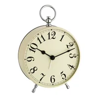 TFA Dostmann Klassischer Wecker Retro Beige - Betriebsart: Batteriebetrieb - Funksignal: Nein - Funktionen: Alarm - Ausstattung: Keine - Displaytyp: Analog - Detailfarbe: Beige