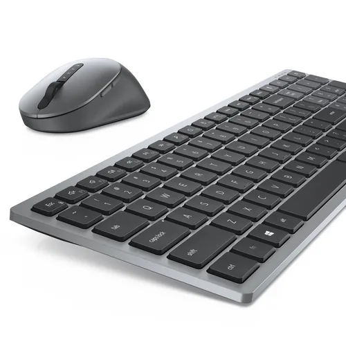 DELL KM7120W Tastatur Maus enthalten Büro RF Wireless + Bluetooth Grau, Titan