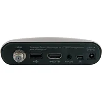 Schwaiger DSR400HD TV set-top box Satellite Full HD Black