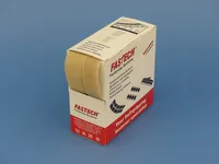 FASTECH Klettband-Box Hautfarbe - Produkttyp: Klettband - Ausstattung Kabelmanagement: Standard-Klettband zum Nähen - Detailfarbe: Hautfarbe - Breite: 25 mm - Länge: 5 m - Material: Polyamid (PA)