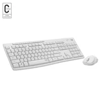 Logitech Tastatur-Maus-Set MK295 White CH-Layout - Maus Features: Silent-Tasten - Ein-/Ausschalter - Scrollrad - Tastatur Typ: Standard - Tastaturlayout: QWERTZ (CH) - Tastatur Features: Silent-Tasten - Medientasten - Ziffernblock - Keyboard Tasten: Klass