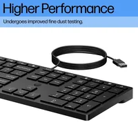 HP 320K tastiera Ufficio USB Nero