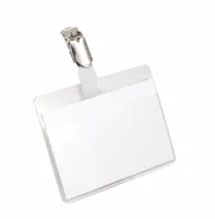DURABLE Namensschild m Clip 60x90mm 25er Pck transparent