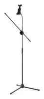 Vonyx Bodenstativ MS10TH - Gewicht: 1.85 kg - Material: Metall - Detailfarbe: Schwarz - Höhenverstellbar: Ja - Stativ-Bauart: Bodenstativ
